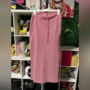 wild fable Pink Patterned Midi Skirt